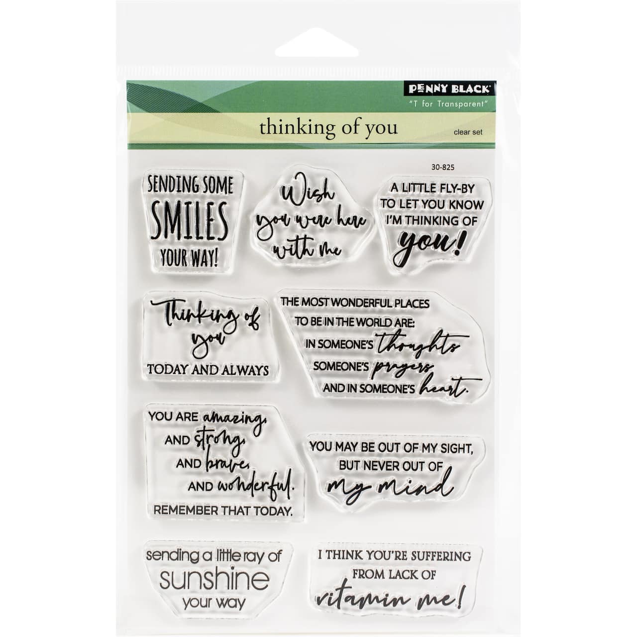 Penny Black&#xAE; Thinking of You Clear Stamps
